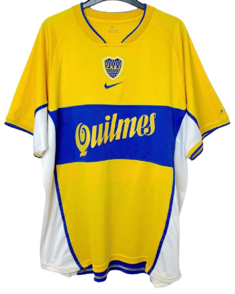 BOCA JUNIORS 2001-02 Roman Riquelme (away) - Urbn Football